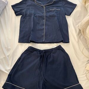 Uniqlo Navy Blue Pajama Set
